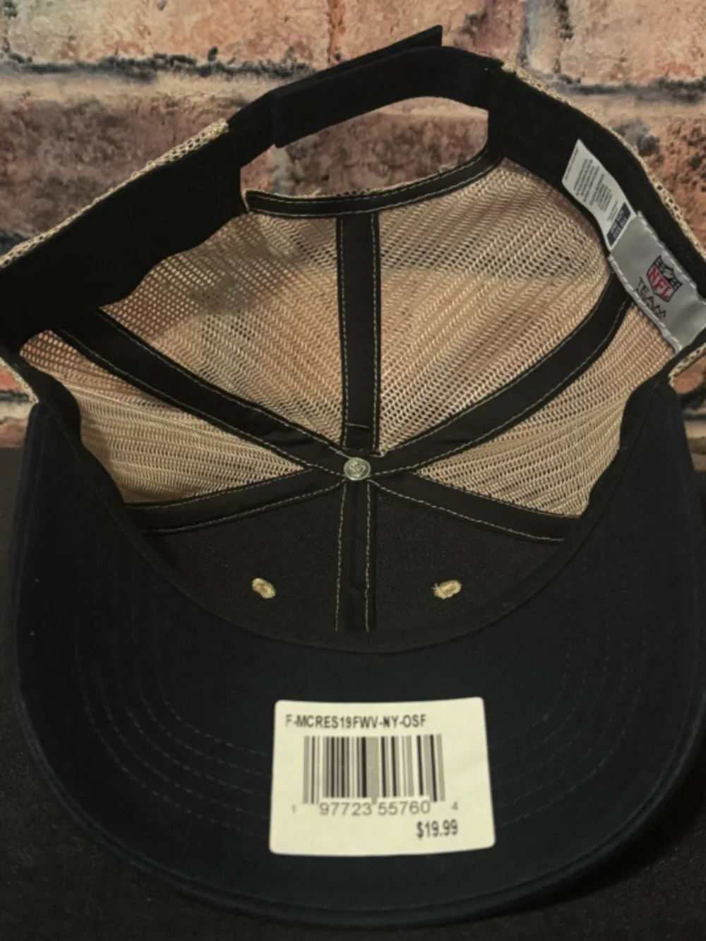 NFL Team Headwear New England Patriots Mesh Trucker Snapback Hat